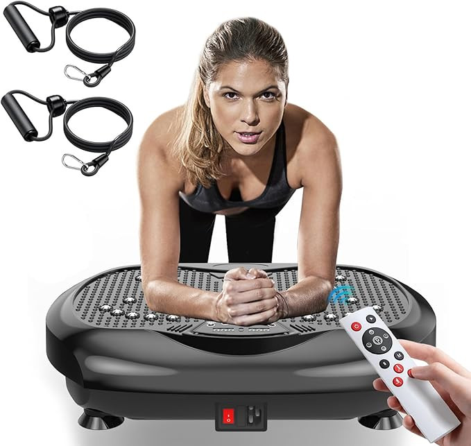 Vibration Plate Exercise Machine - Whole Body Workout Vibration Platform Lymphatic Drainage Machi... | Amazon (US)