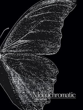 Monochromatic coffee table book - decorative huge black and white BUTTERFLY front cover design: A... | Amazon (US)
