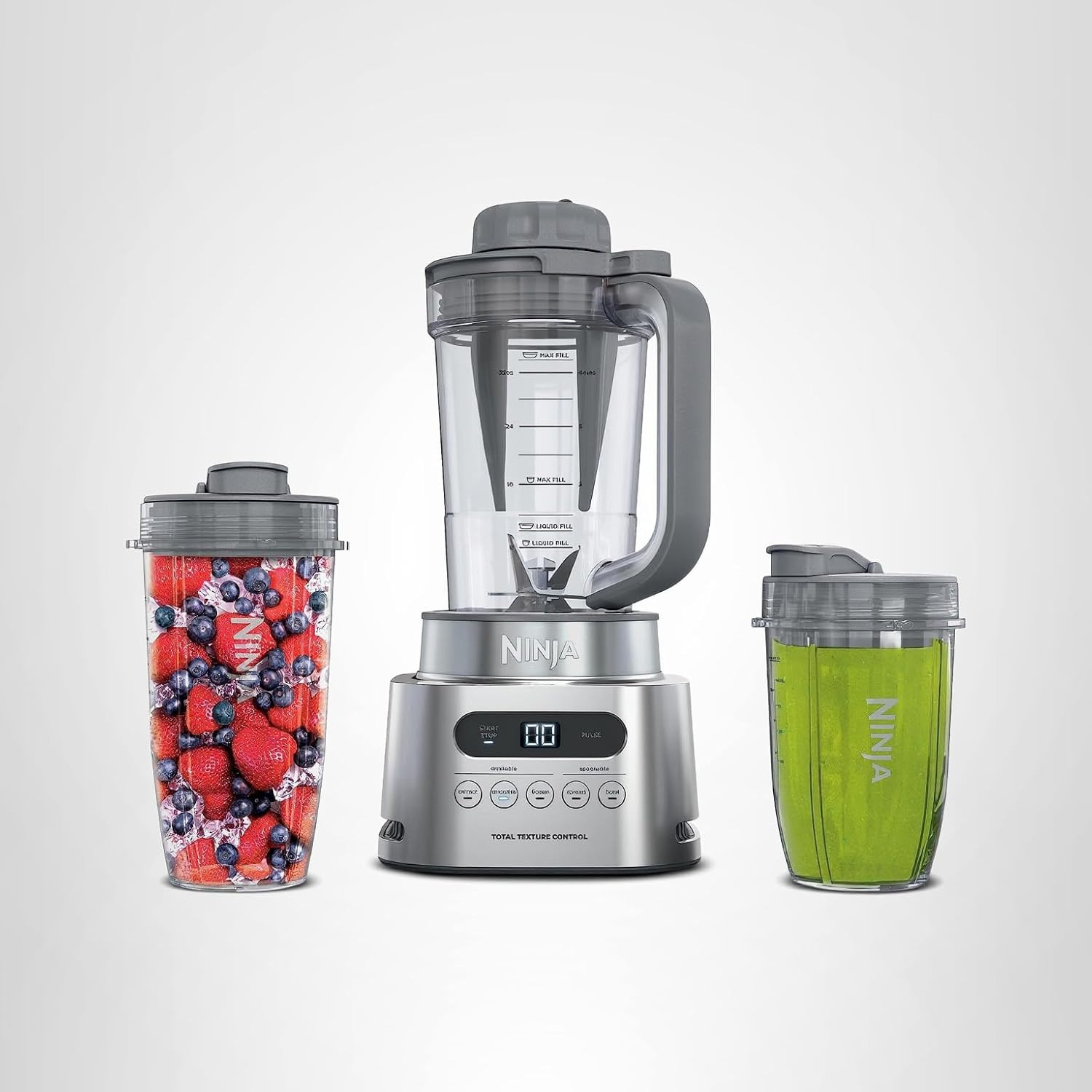 Ninja SS151 TWISTi Blender DUO, High-Speed 1600 WP Smoothie Maker & Nutrient Extractor* 5 Functio... | Amazon (US)