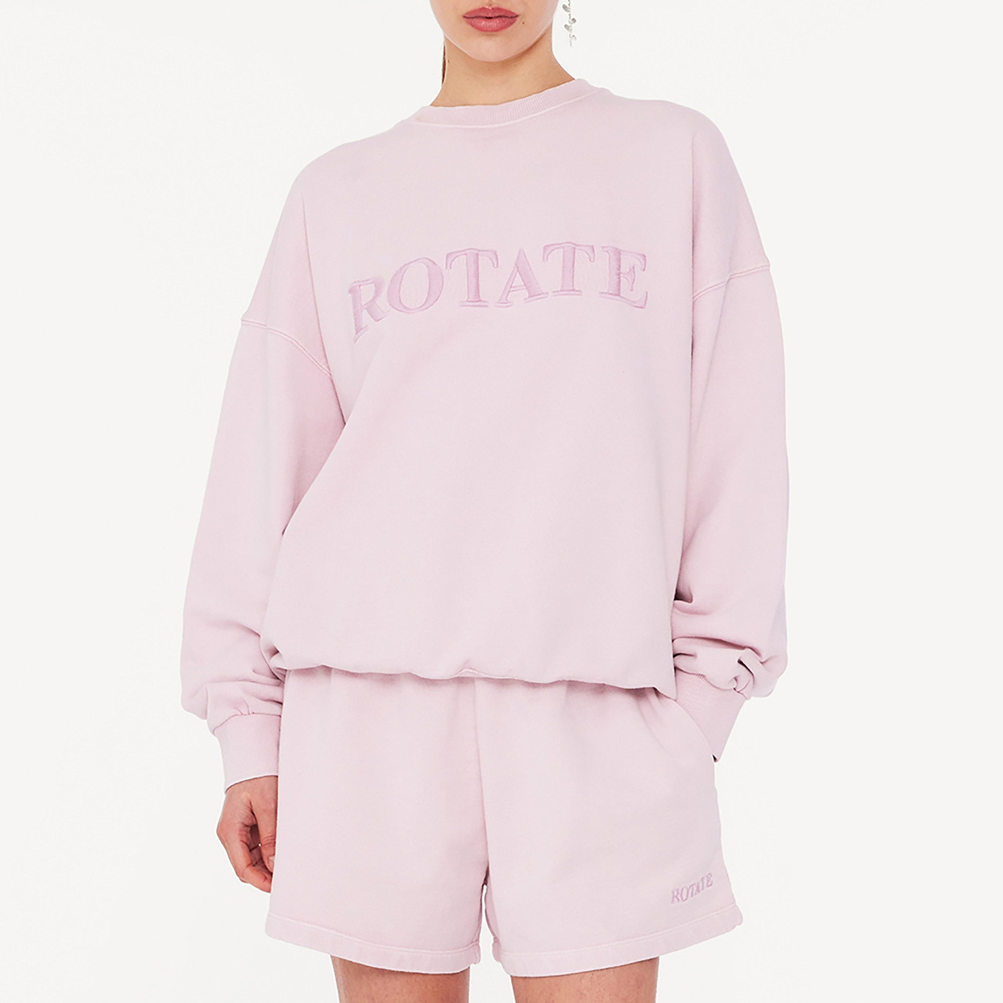 Rotate Sunday Relaxed Cotton-Jersey Sweatshirt - XL | Coggles | Coggles (Global)