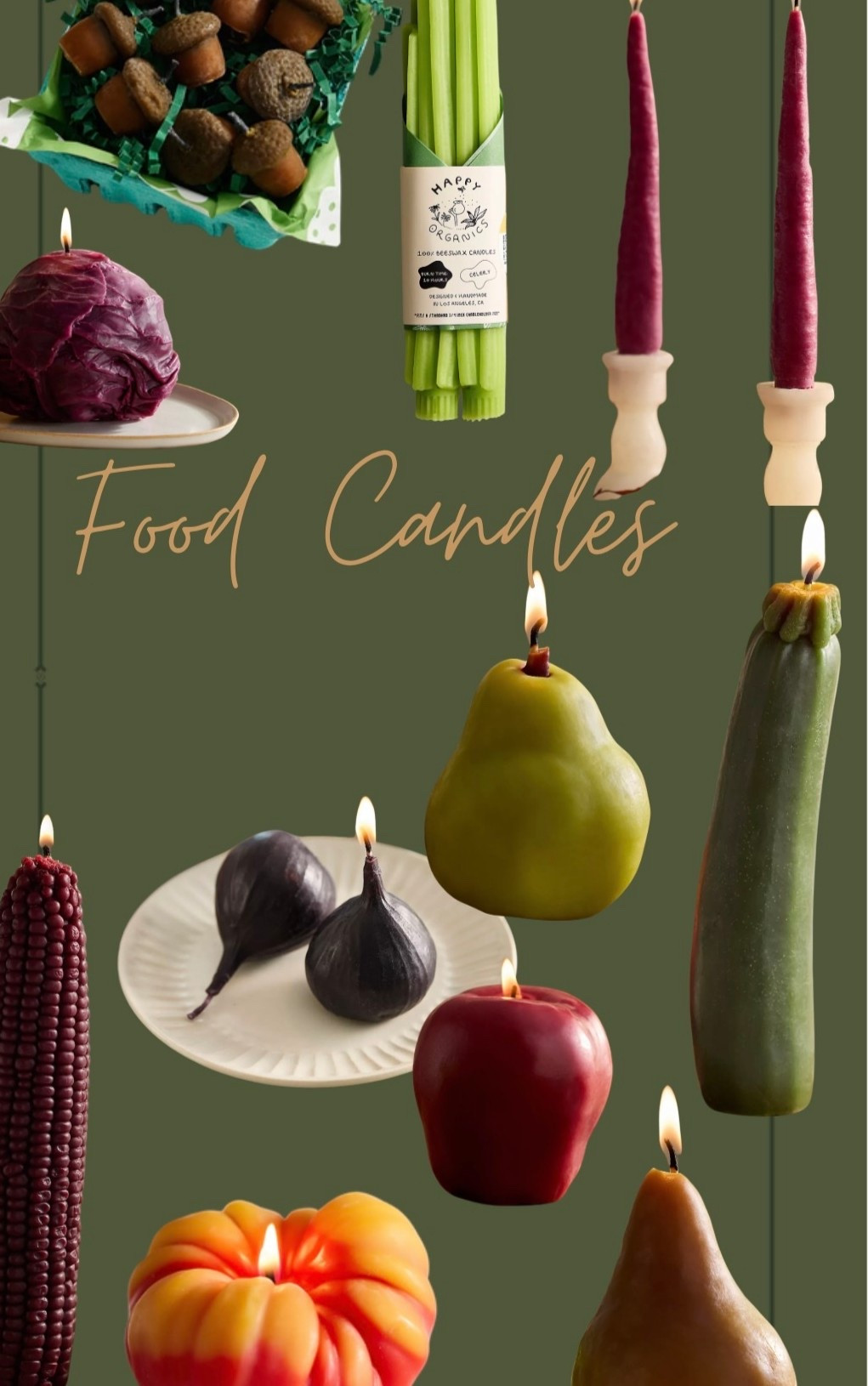 Fun food candles!

#LTKHome