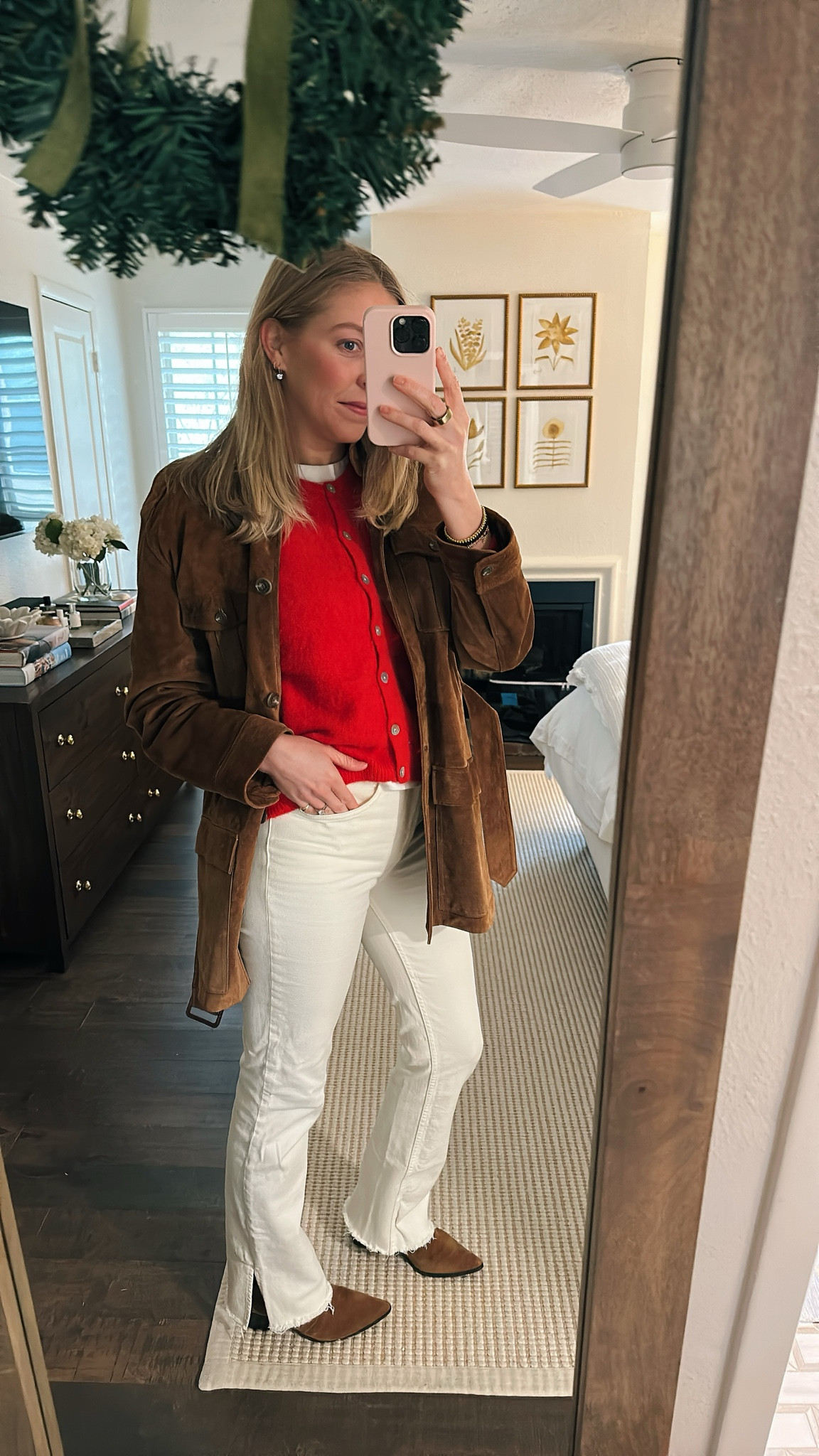 Santa red sweater from American vintage! 