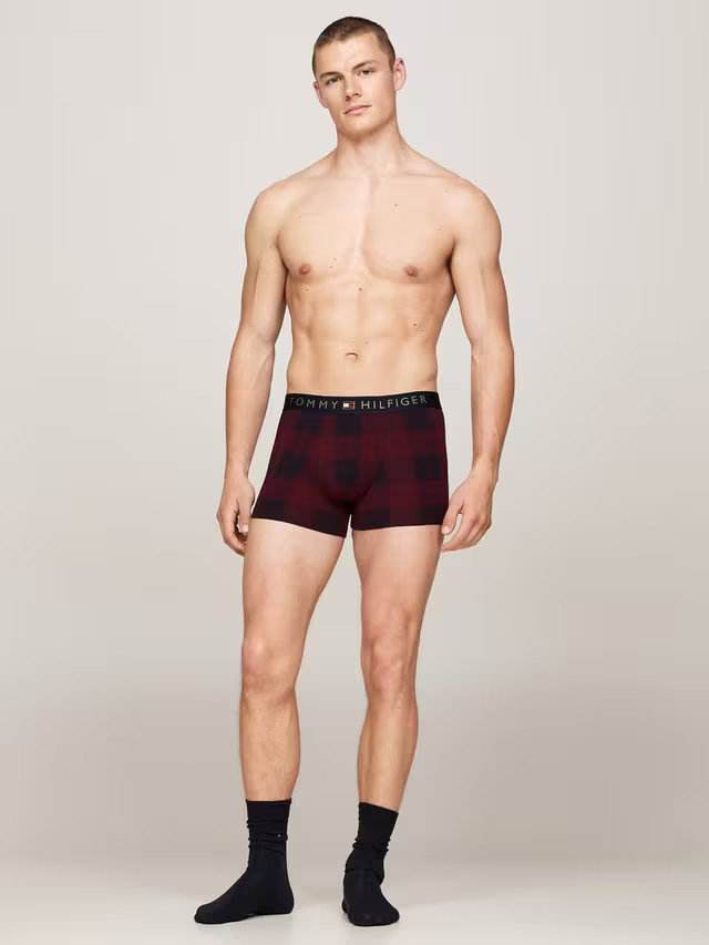 Tommy HilfigerTrunks & Socks Underwear Set, Buffalo/Navy | John Lewis (UK)