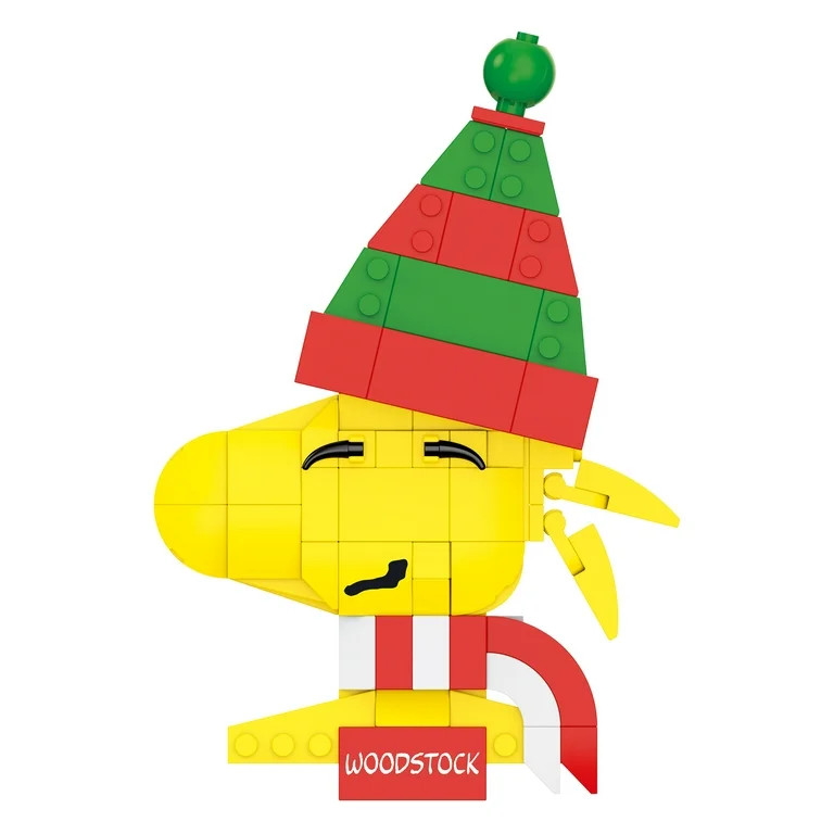 Brickcraft Peanuts Woodstock Decoration Building Kit (129-Piece Set), Christmas Decoration, Holid... | Walmart (US)