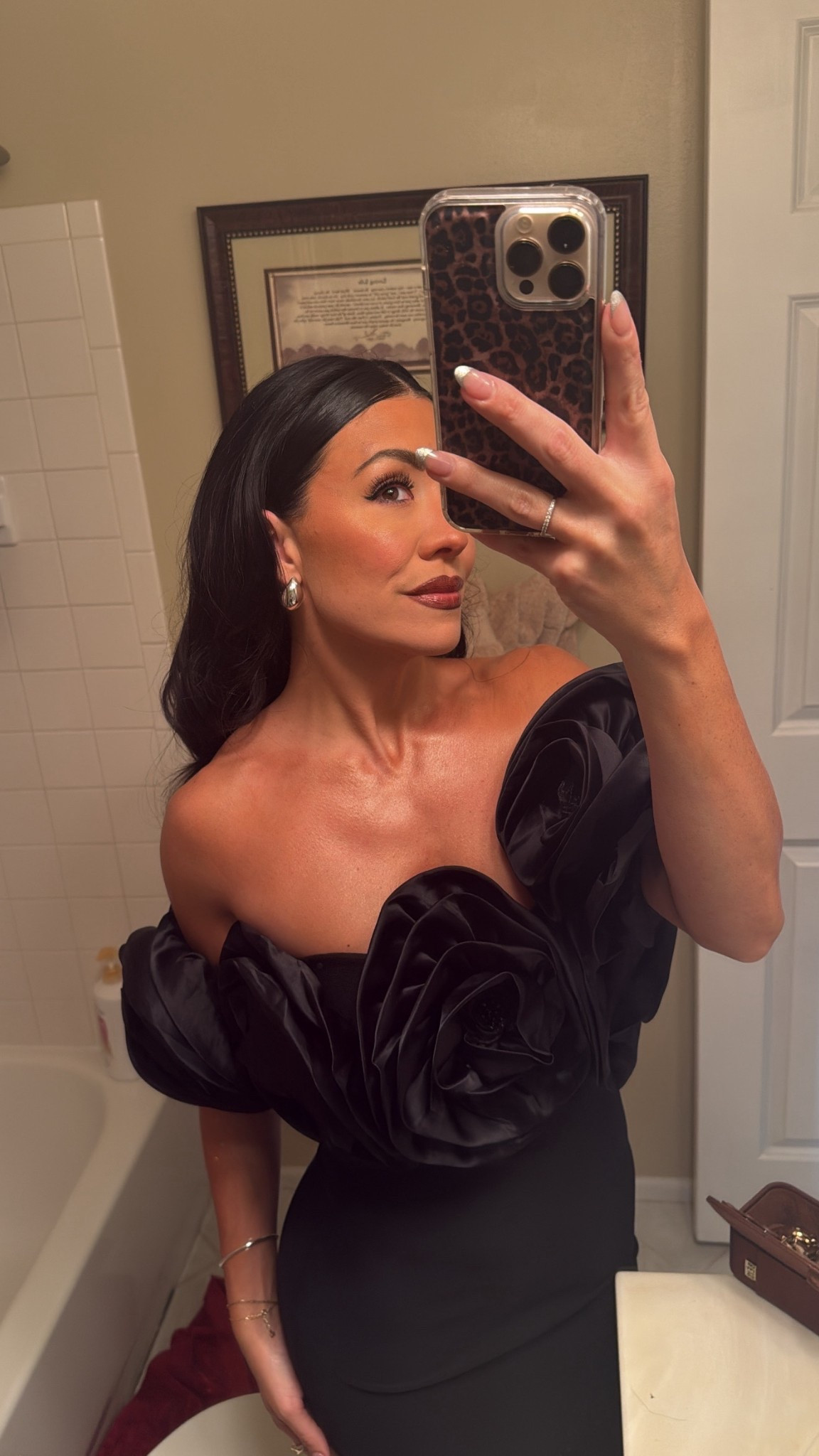 It’s wedding day for my brother in law! Sharing my glam for today and similar black event dresses 

Georgio Armani foundation 
Anastasia Beverly Hills eyeshadow palette 
SAIE blush 
Anastasia Beverly Hills bronzer 
Anastasia Beverly Hills lip liner in MIDNIGHT ROUGE 
SOL DE JANEIRO GLOW OIL 



#LTKSeasonal #LTKBeauty #LTKWedding