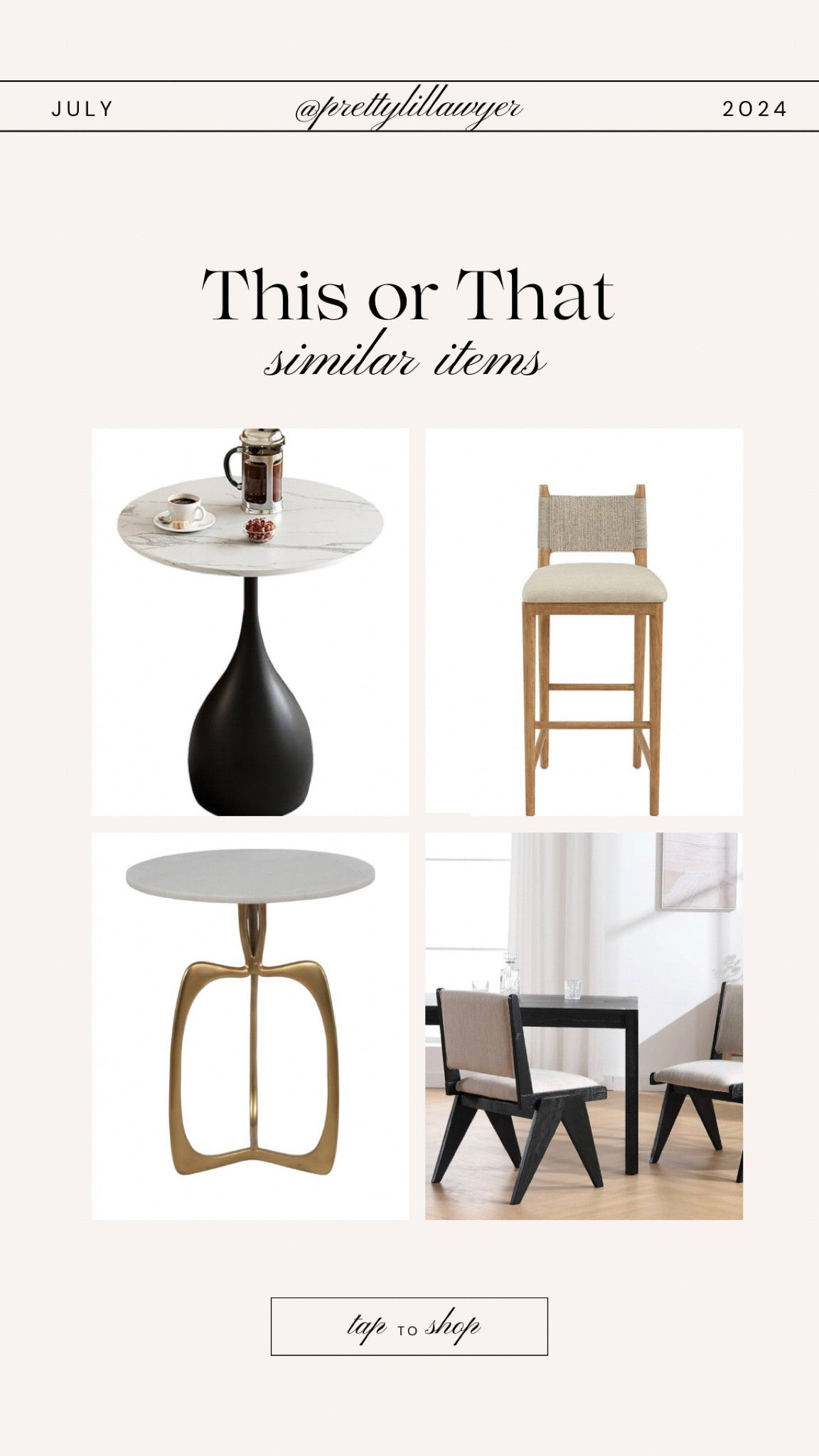 Thursday: This or That
 7/11/2024

I’ve sourced some similar items to my home goods finds this week. Turns out one is a Restoration Hardware dupe. Can you guess which one? 

#LTKHome