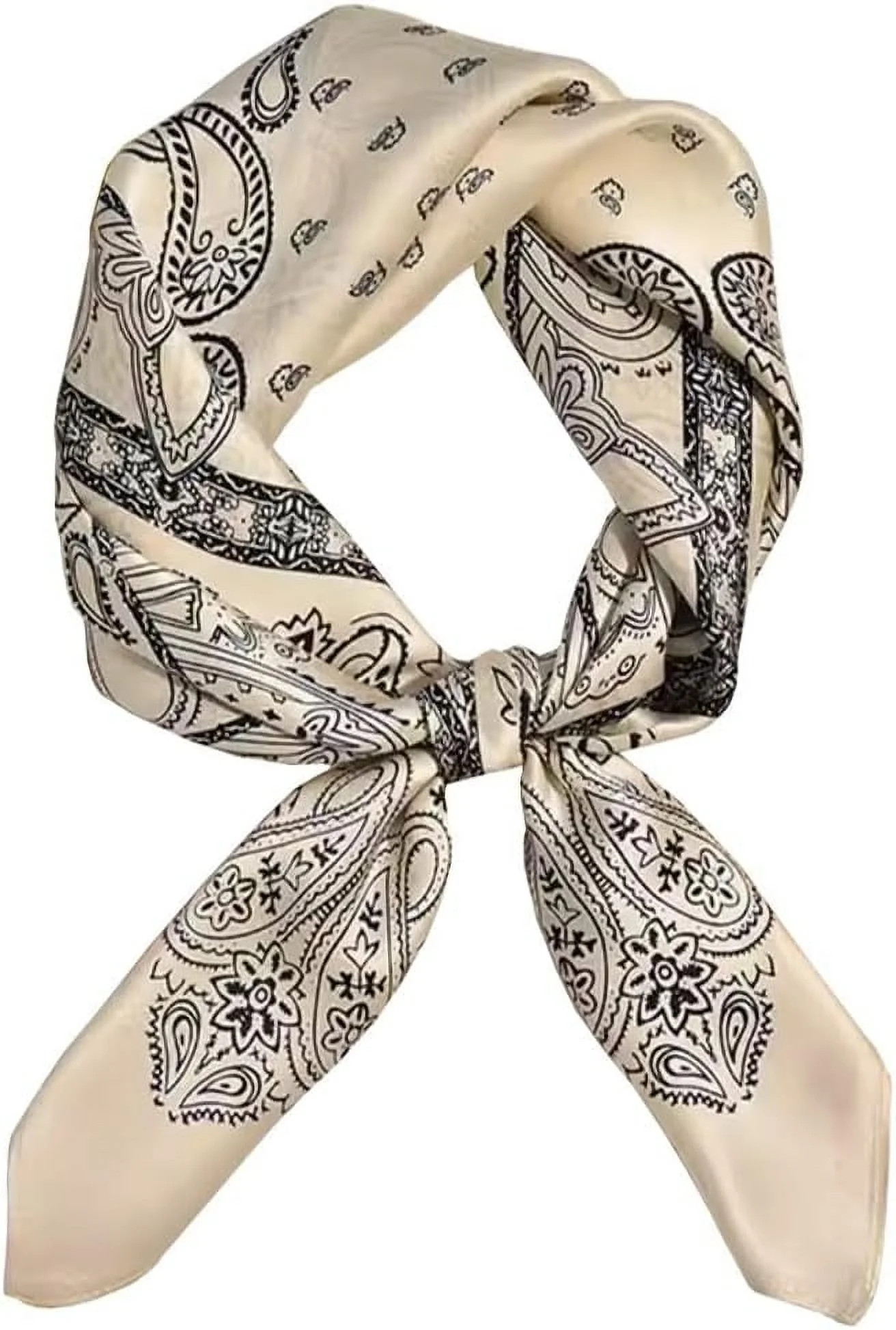 CHUNTIAN 100% Pure Mulberry Silk Square Scarf for Hair-27''x27'' Women Men Natural Silk Neckerchi... | Walmart (US)