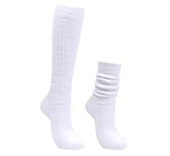 Intgoodluckycc Slouch Socks for Women, Chunky Stacked Scrunch Socks | Amazon (US)