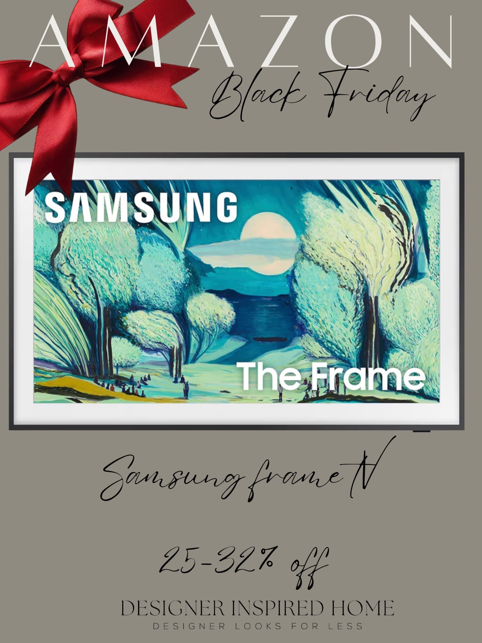 Amazon Black Friday deals on Samsung Frame TVs! 

#LTKSaleAlert #LTKGiftGuide #LTKHome