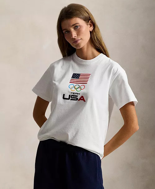 Polo Ralph Lauren Women's Team USA Short-Sleeve T-Shirt - Macy's | Macy's