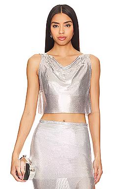 Lovers and Friends Sascha Top in Silver from Revolve.com | Revolve Clothing (Global)