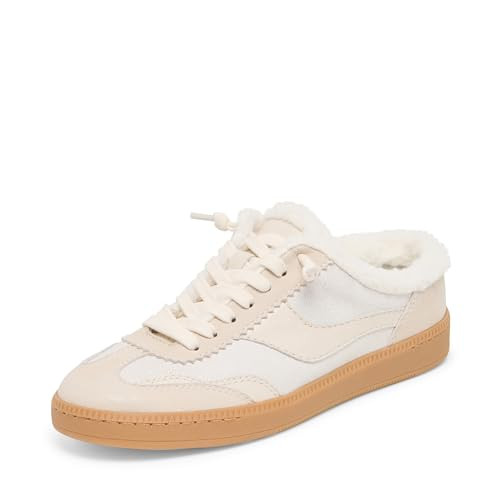 Dolce Vita Women's Notice Slide Plush Sneaker, Off White, 9.5 | Amazon (US)