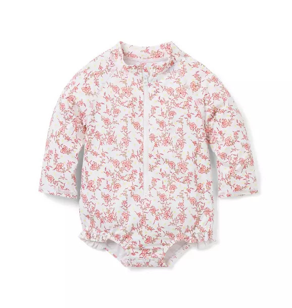 Baby Recycled Floral Rash Guard Swimsuit | Janie and Jack