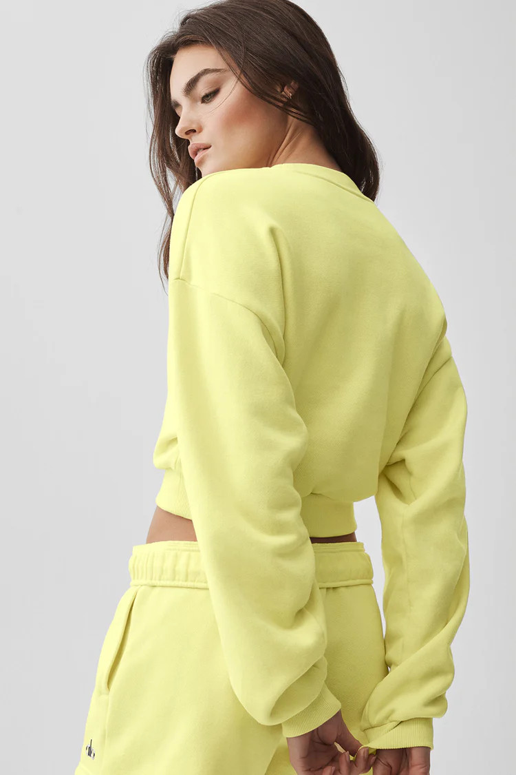 Cropped Accolade Crewneck | Alo Yoga (US)