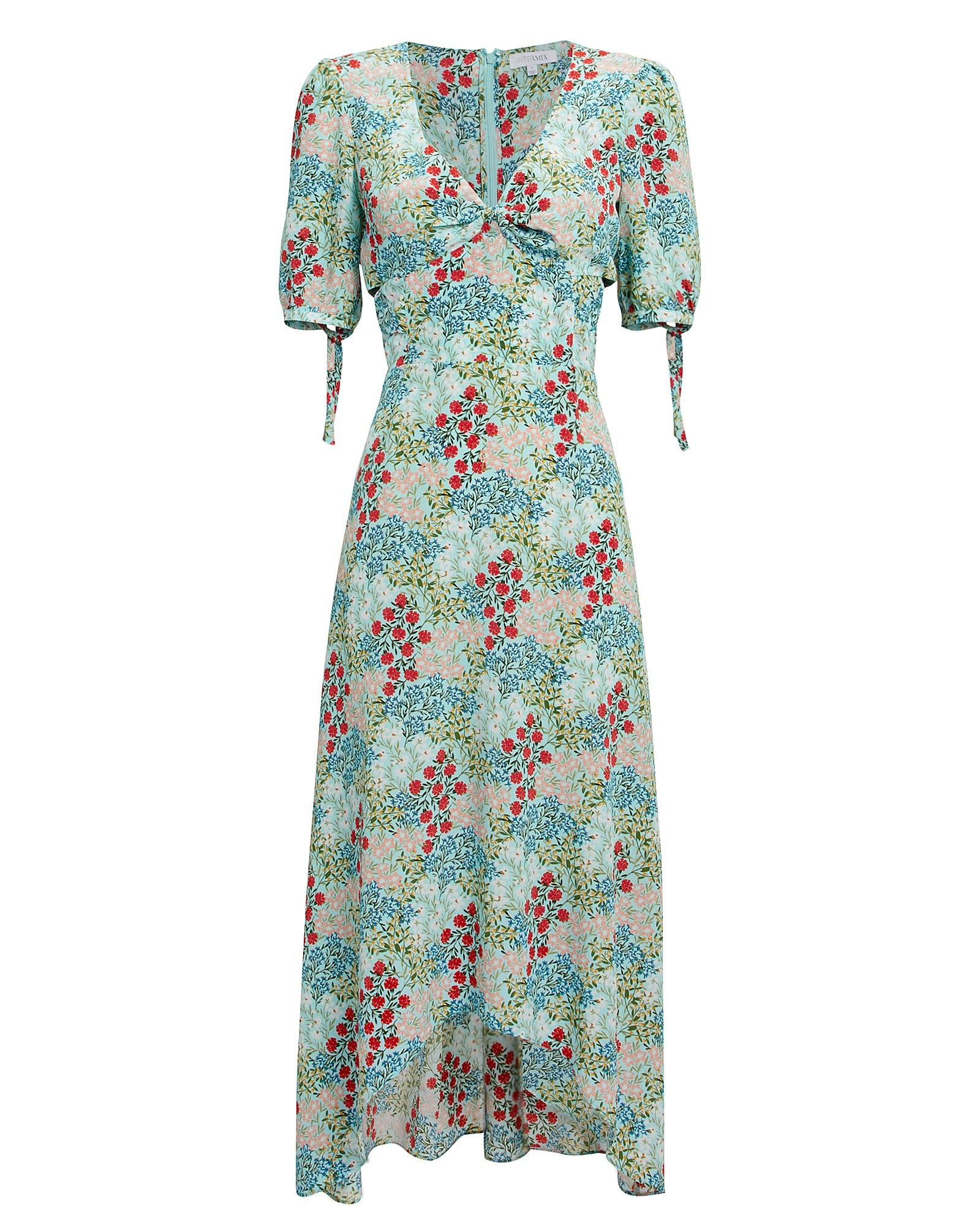 Exclusive
	



INTERMIX
Nessa Silk Floral High-Low Dress




	
	
	
	

	Details
	https://www.inter... | Intermix