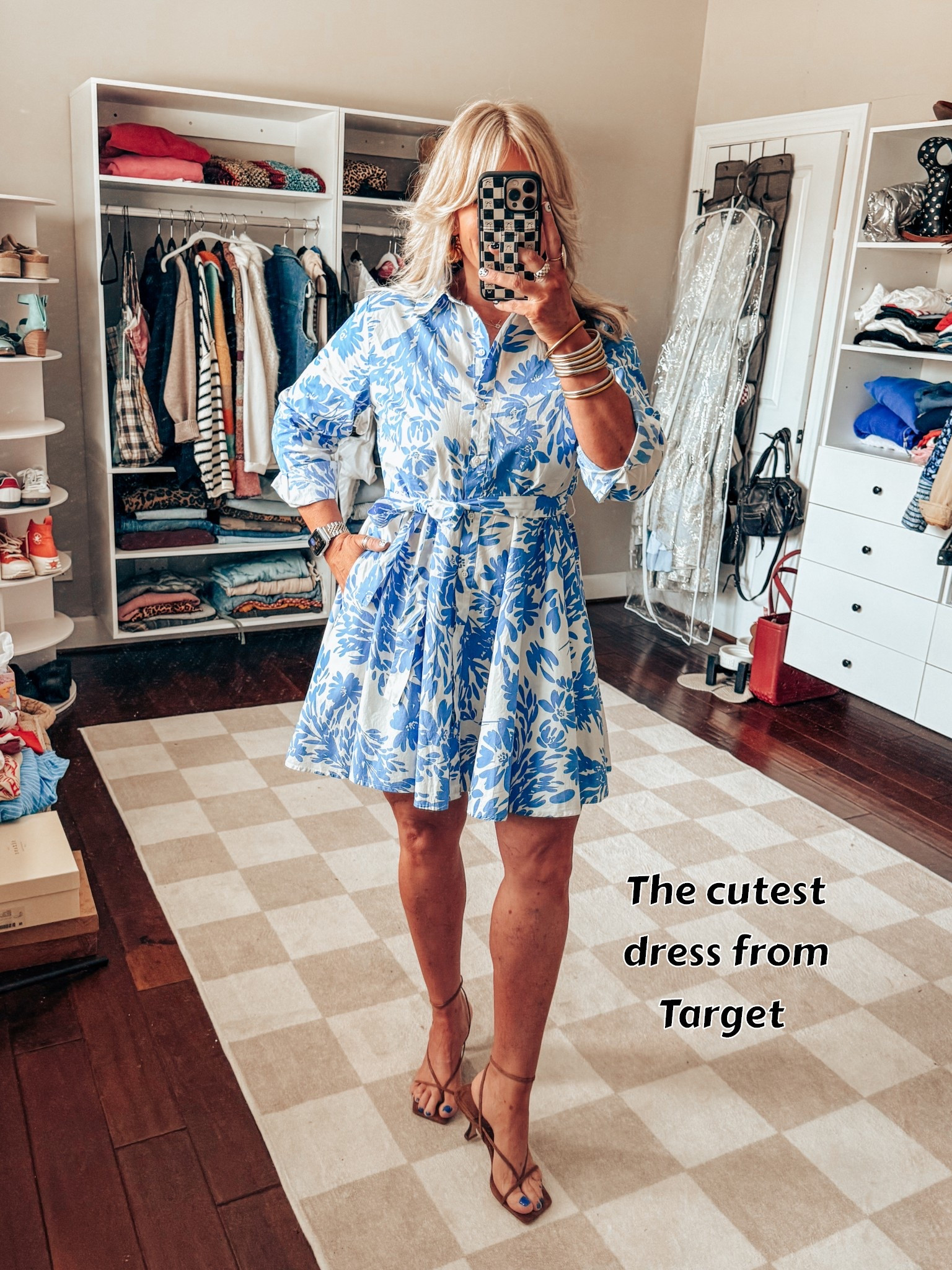 This dress from Target if so pretty! I wore it to my daughter’s bridal tea. 💙
I’m wearing a size M. My shoes were also comfy and I’m wearing my true size. I’ll also link a look for less for them. 


#LTKStyleTip #LTKSaleAlert #LTKOver40