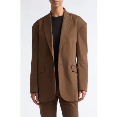 Jamie Haller The Oversized Blazer in Brown at Nordstrom, Size Small | Nordstrom
