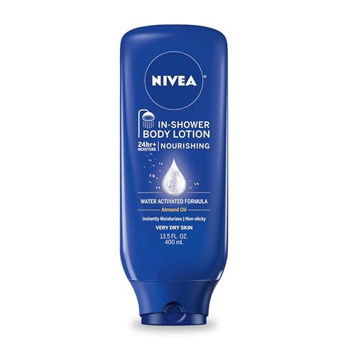 NIVEA Nourishing In Shower Lotion, Body Lotion for Dry Skin, 13.5 Fl Oz Bottle | Amazon (US)