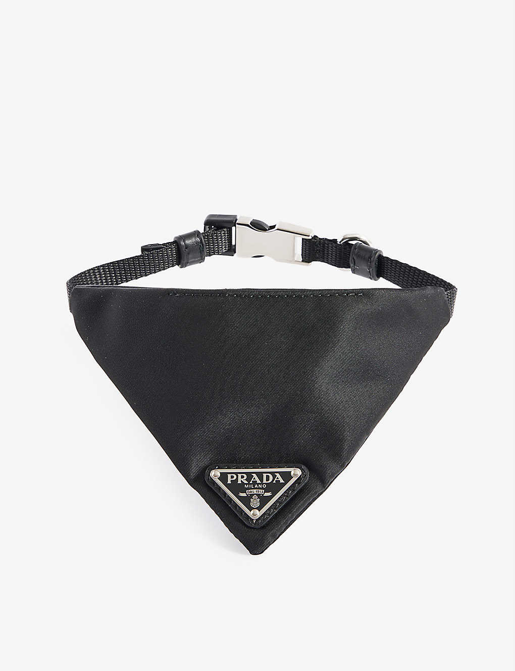 Brand-plaque recycled-nylon handkerchief dog collar | Selfridges