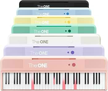 The ONE Smart Keyboard COLOR 61 Lighted Keys Piano Keyboard, Digital Piano for Beginners with 256... | Amazon (US)