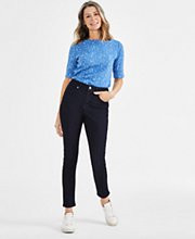 Style & Co Petite Mid Rise Slim Leg Jeans, Created for Macy's - Macy's | Macy's