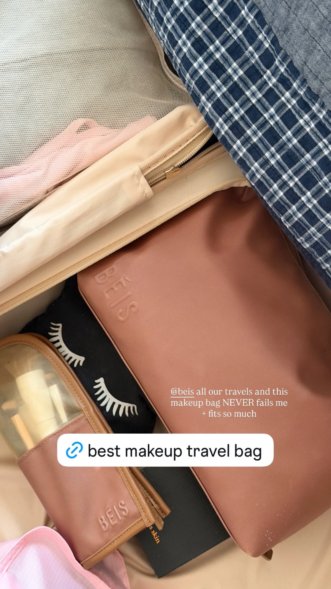 @beis all our travels and this makeup bag NEVER fails me + fits so much

#LTKTravel #LTKBeauty