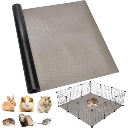 Black Guinea Pig Bedding Cage Liner 18x118 Inch Washable Guinea Pig Pee Pads Waterproof Guinea Pig Cage Liners Reusable Waterproof Rabbit Bedding for Small Animal Guinea Pig Rabbit Hamster | Walmart (US)