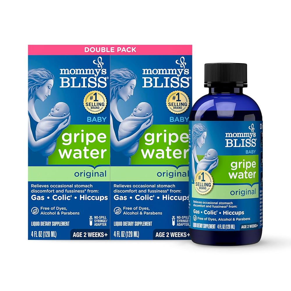 Mommy's Bliss Double Pack Gripe Water, 8 Ounce | Amazon (US)