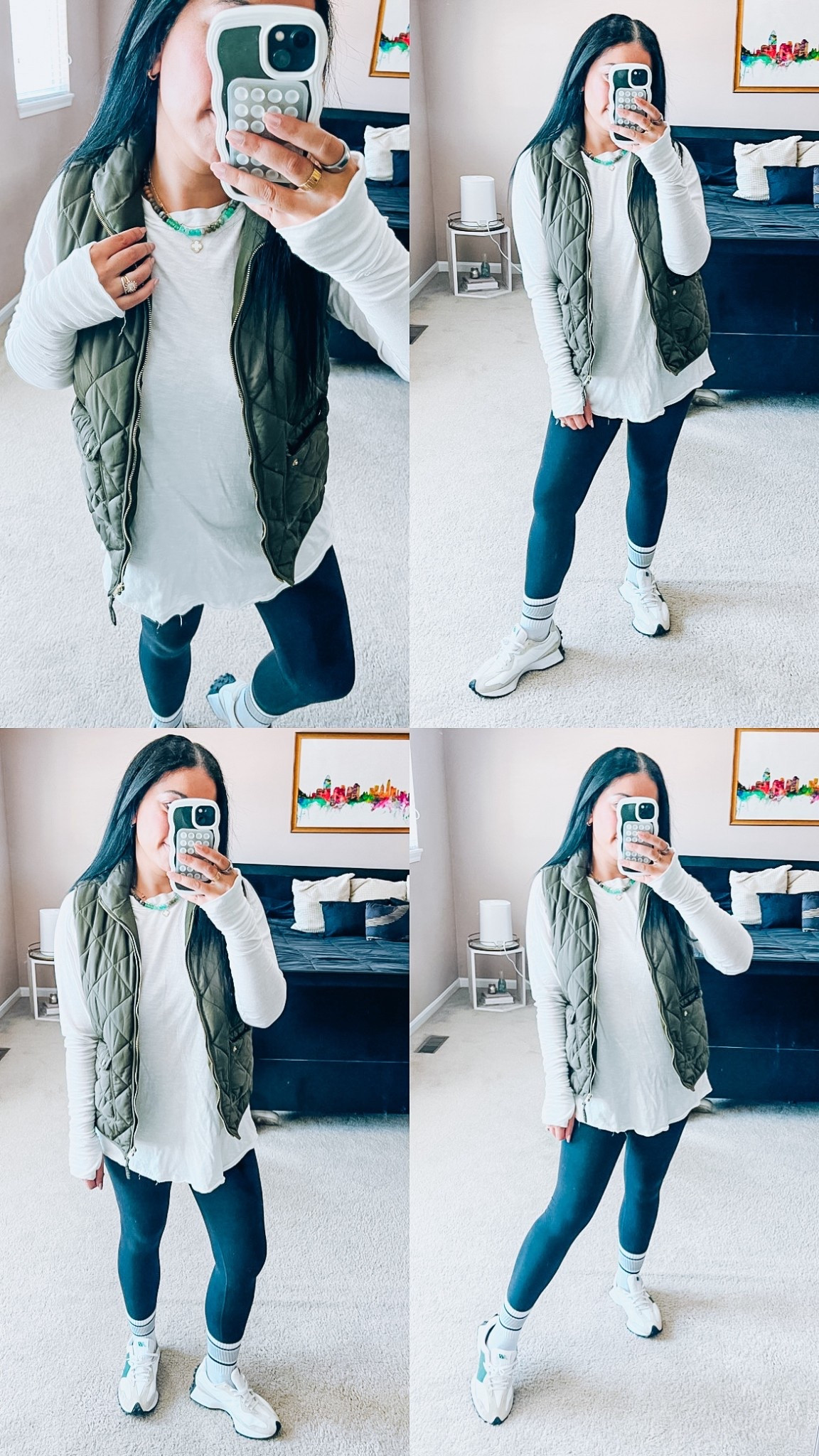 Sports mom outfit 
Free people tee 
Target leggings
New balance 327 sneakers
Winter layers 
Puffer vest


#LTKActive #LTKootd #LTKmomlife