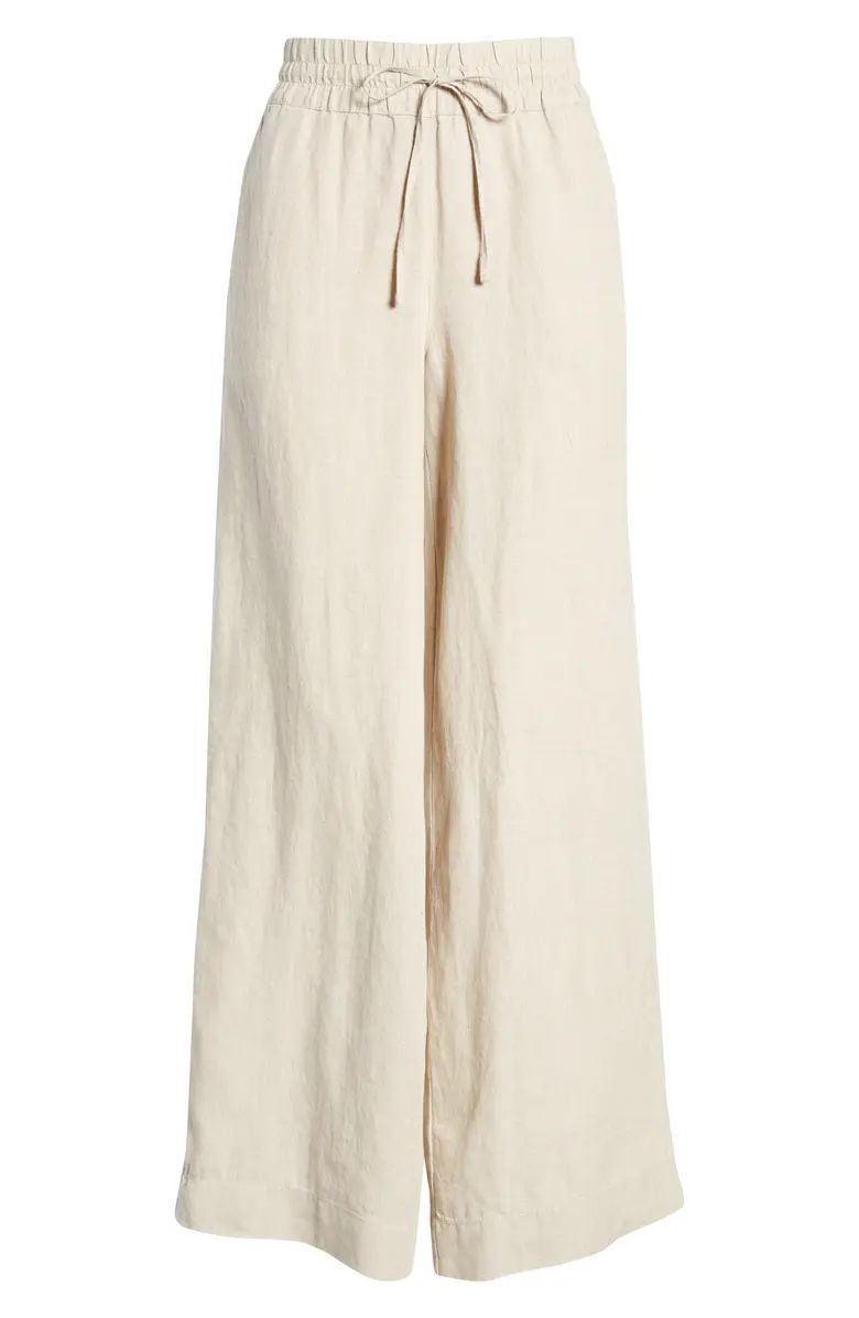 Two Palms High Waist Linen Pants | Nordstrom