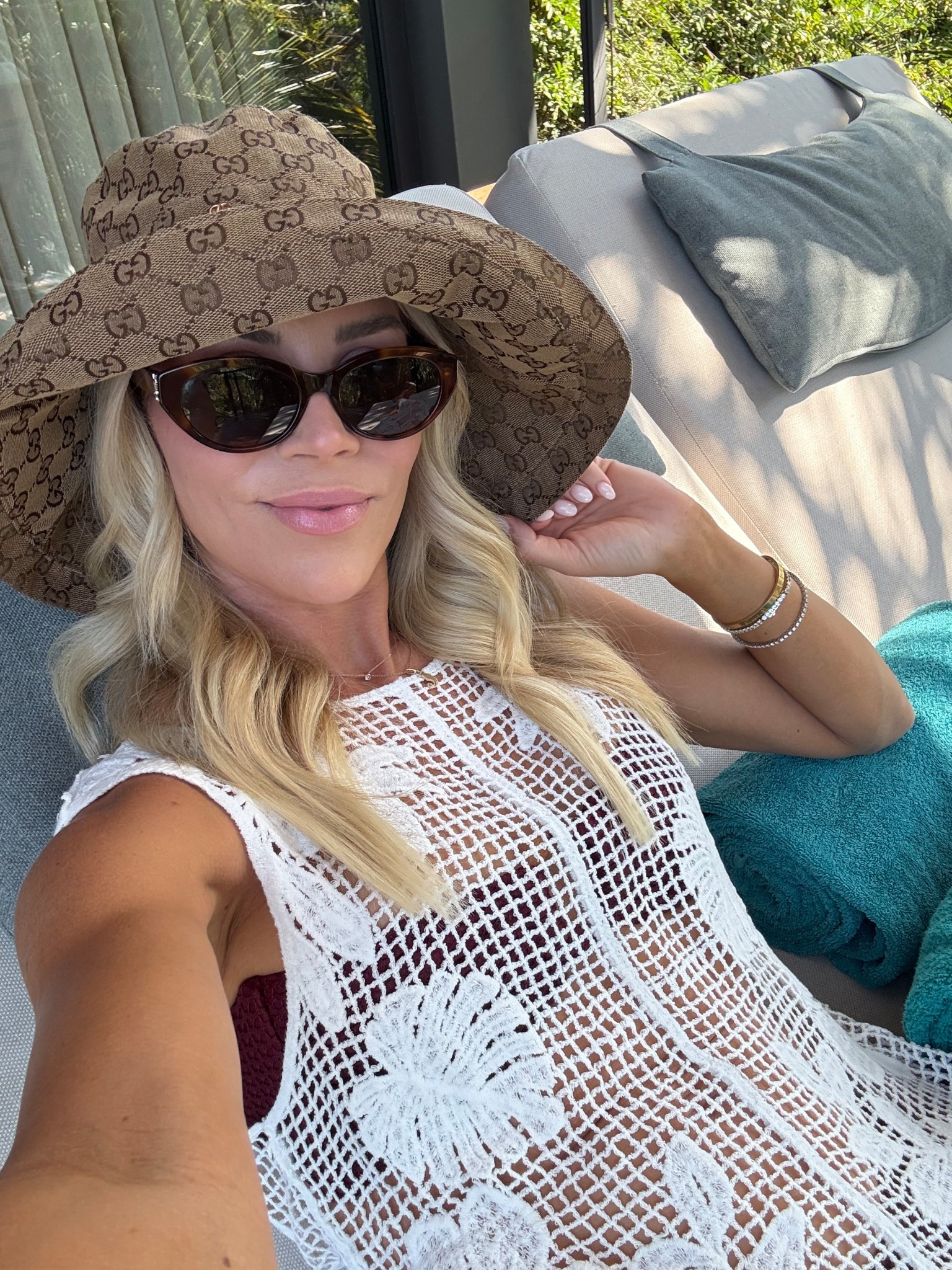 Amazon coverup 
Gucci hat 
YSL sunglasses


#LTKootd #LTKSeasonal #LTKTravel