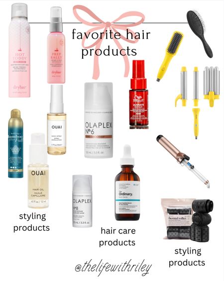 All my favorite hair care products 

Hair care, long hair, colored hair, heat protectant, detangler, hair mask, bonding mask, balayage hair care, highlighted hair care, hair spray, wavy hair, wave spray, hair oil 

#LTKbeauty