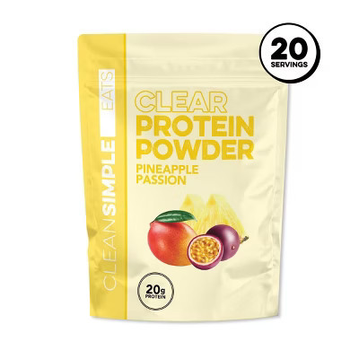 Clean Simple Eats Clear Protein Powder - Pineapple Passion - 19.5oz/20 servings | Target
