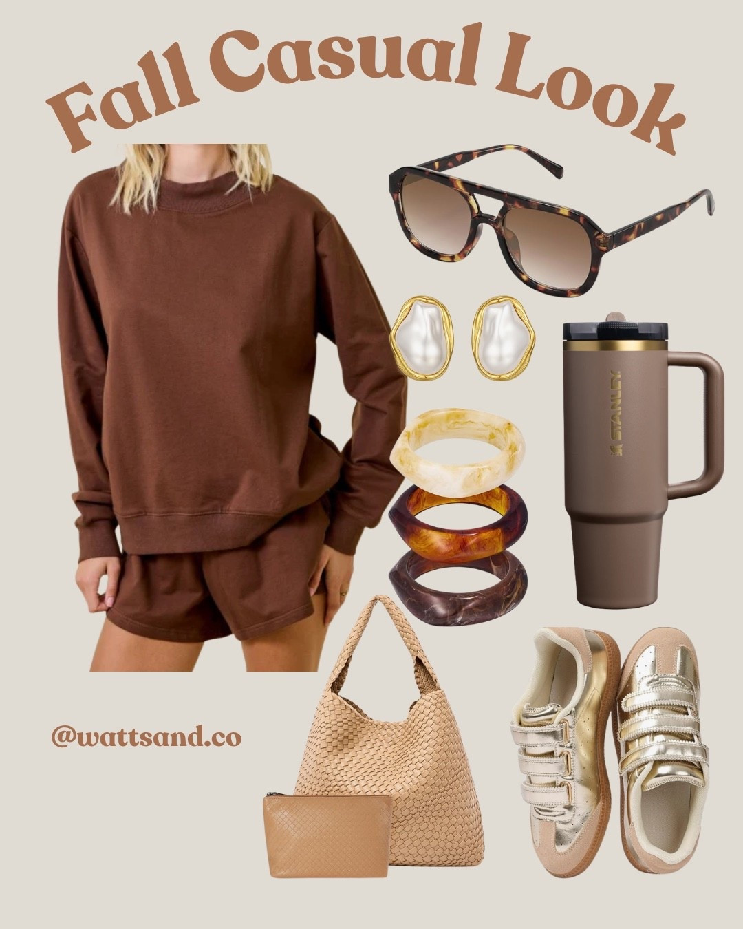 Fall casual look / sweat set / two piece set 

#LTKSaleAlert #LTKFindsUnder100 #LTKSeasonal