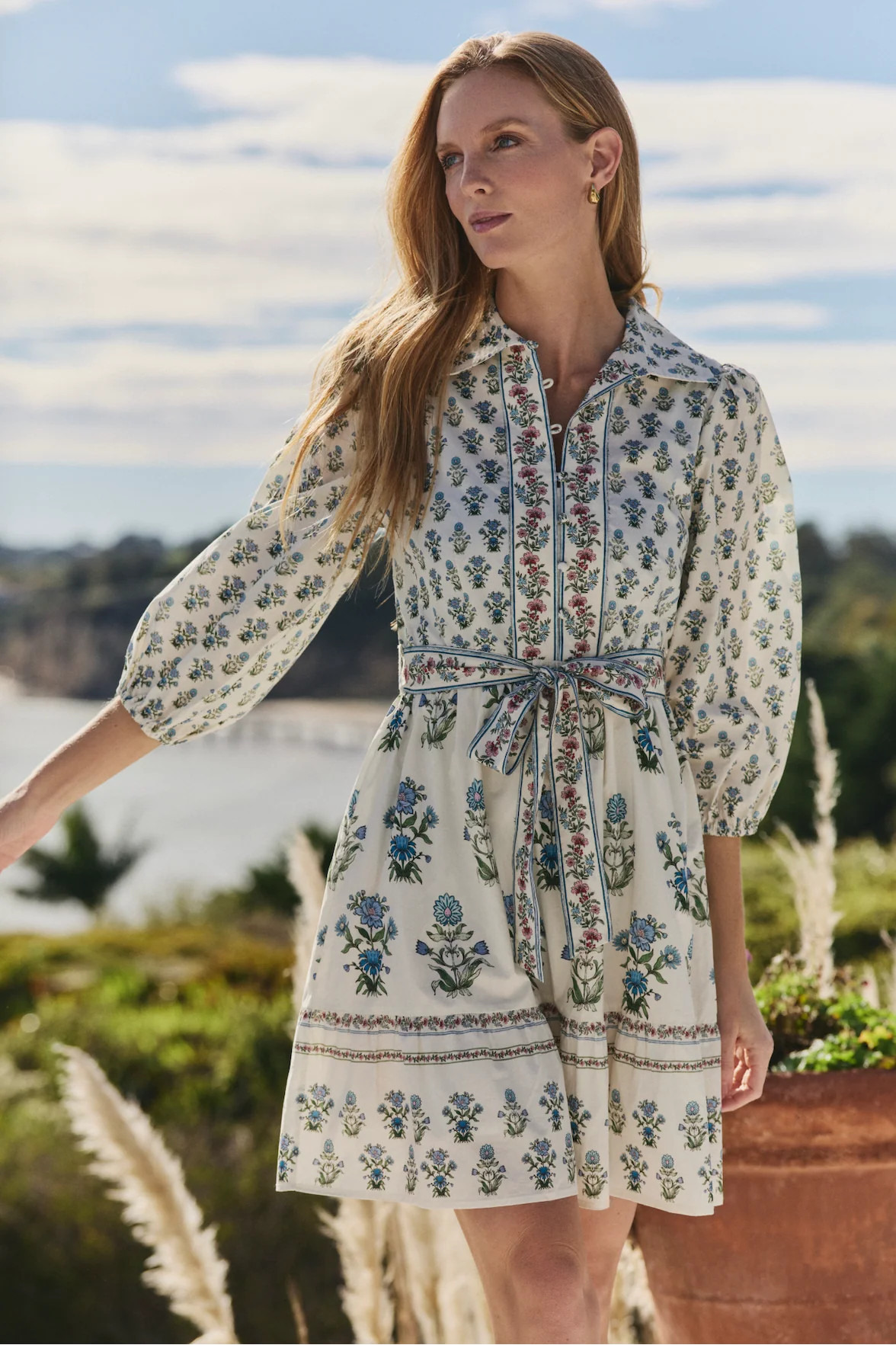 Halle Mini Dress in Party on the Prairie | Hermoza