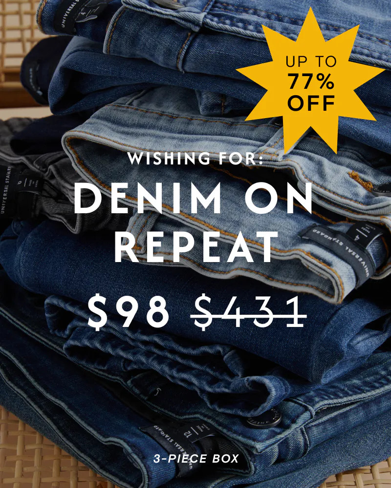 Denim on Repeat Box | Universal Standard