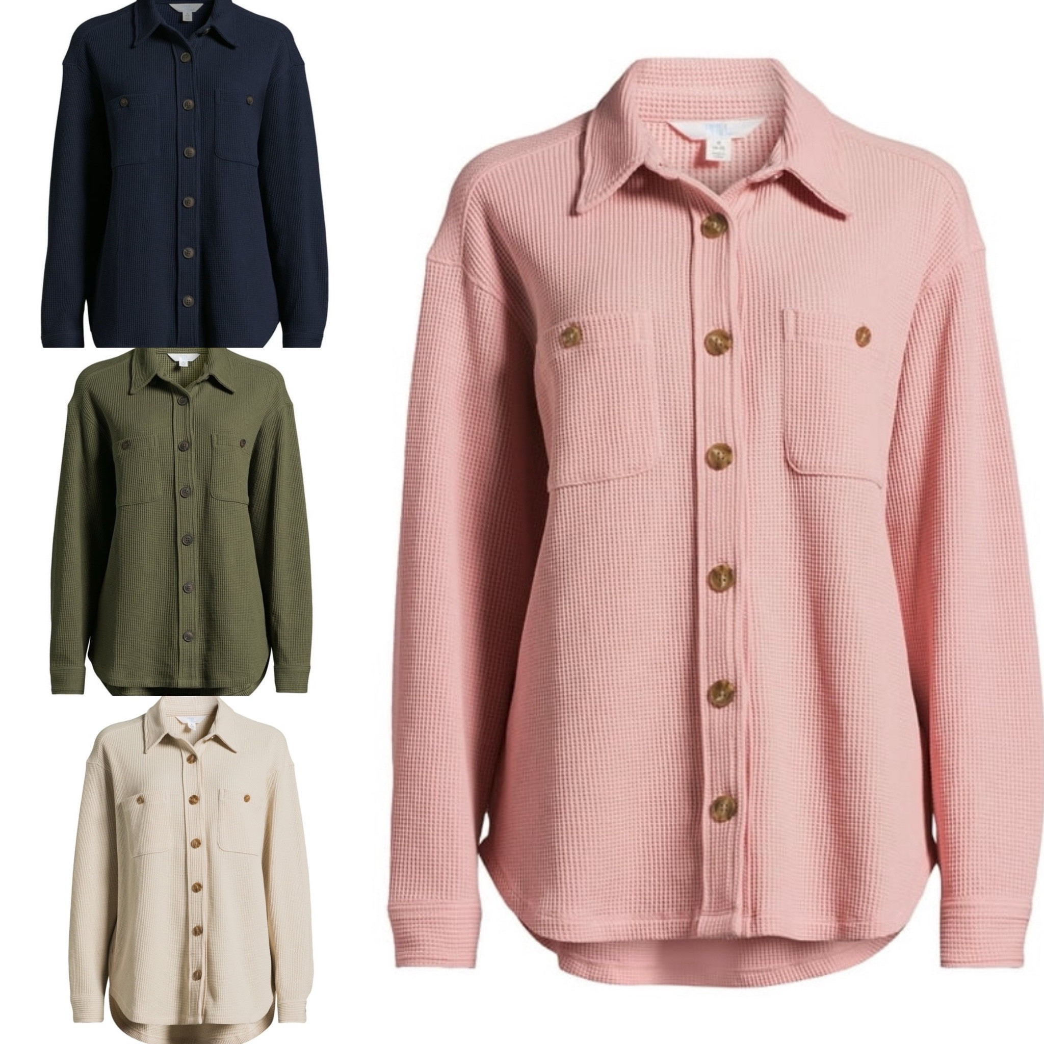 Walmart waffle Shacket gives aerie vibes

#LTKstyletip #LTKfindsunder50 #LTKmidsize