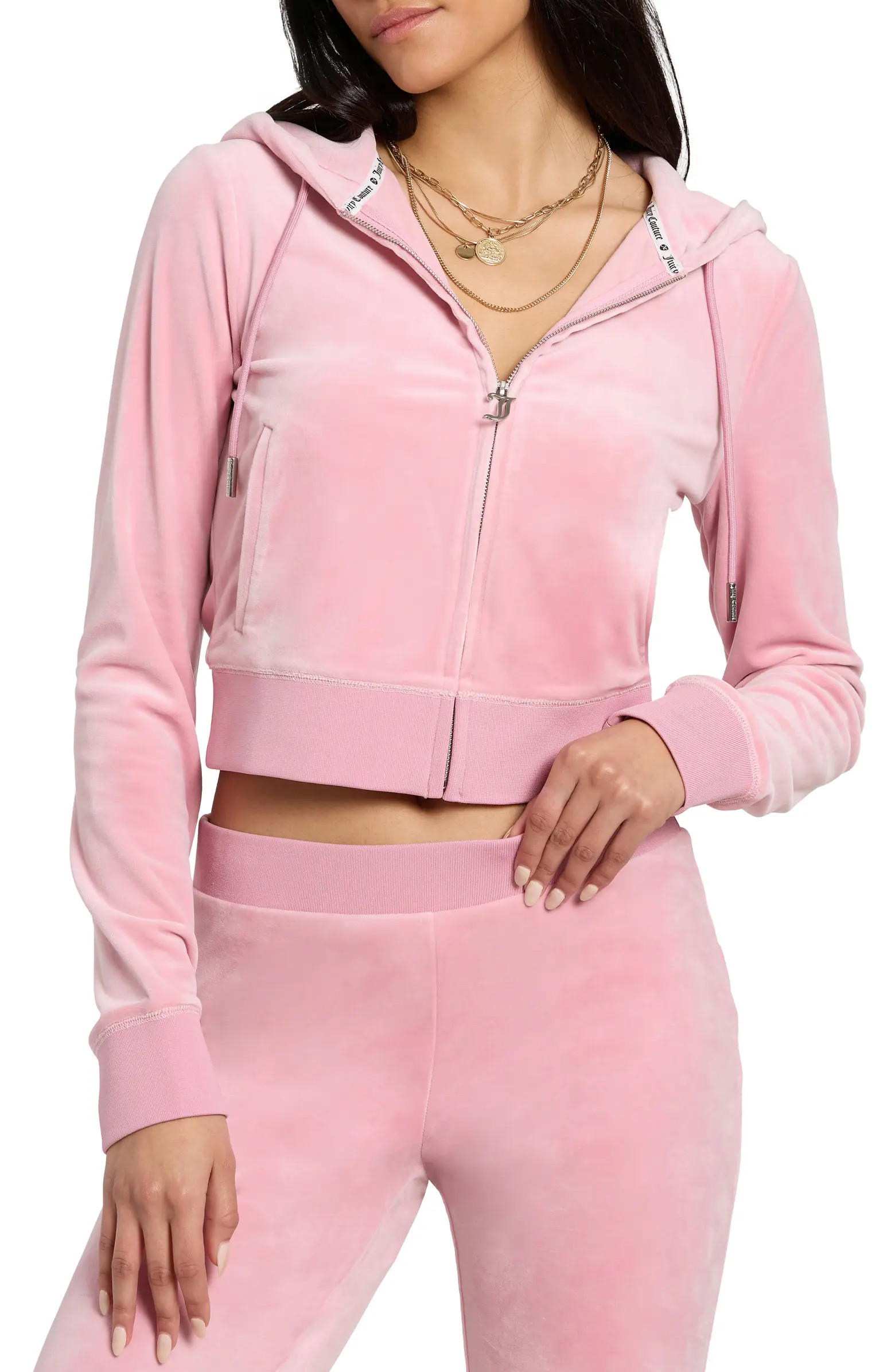 Juicy Couture Bling Velour Hoodie | Nordstrom | Nordstrom