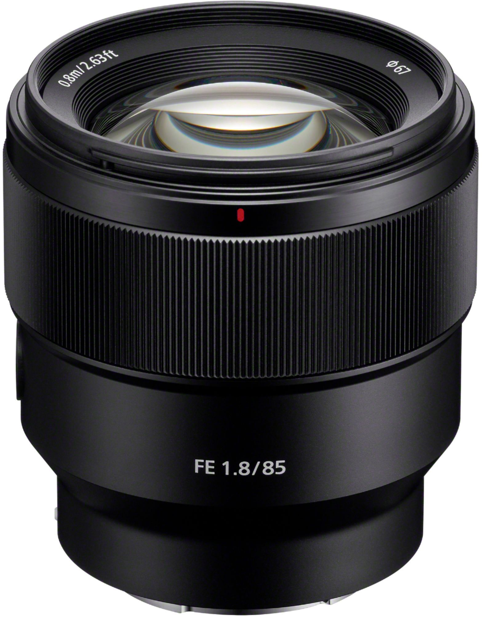Sony FE 85mm f/1.8 Telephoto Prime Lens for E-mount Cameras Black SEL85F18/2 - Best Buy | Best Buy U.S.