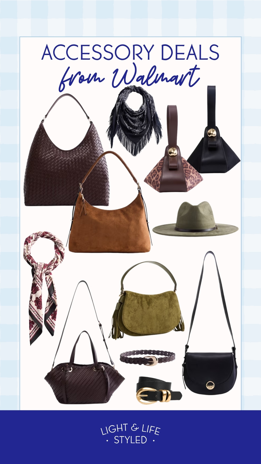 Okay Walmart, these bags!! 😍 Add a cute scarf and your fall outfit is complete!!! 🤎 ALL ON SALE!!! 

 #LTKootd #LTKSeasonal #LTKSaleAlert