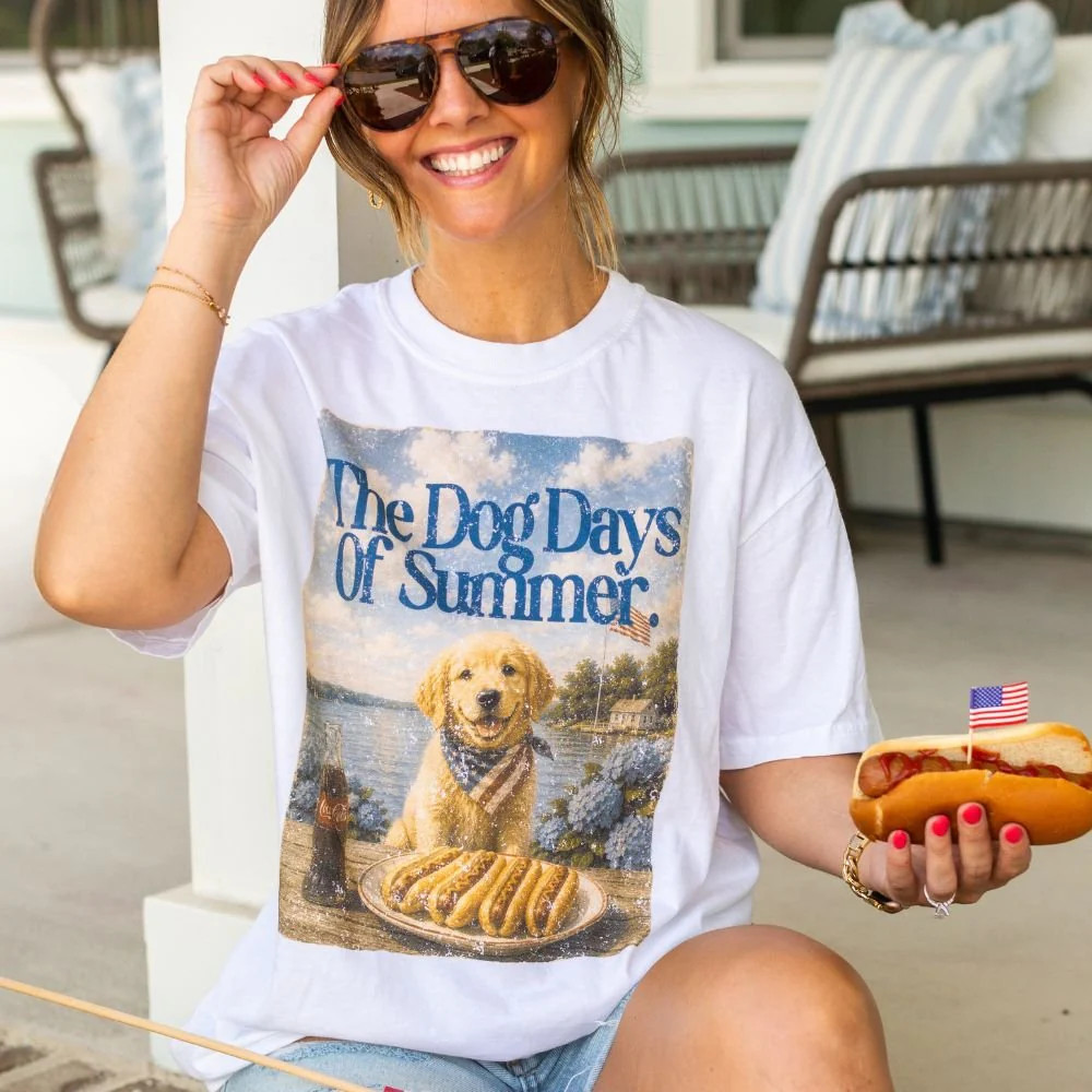 'The Dog Days Of Summer' T-Shirt | United Monograms