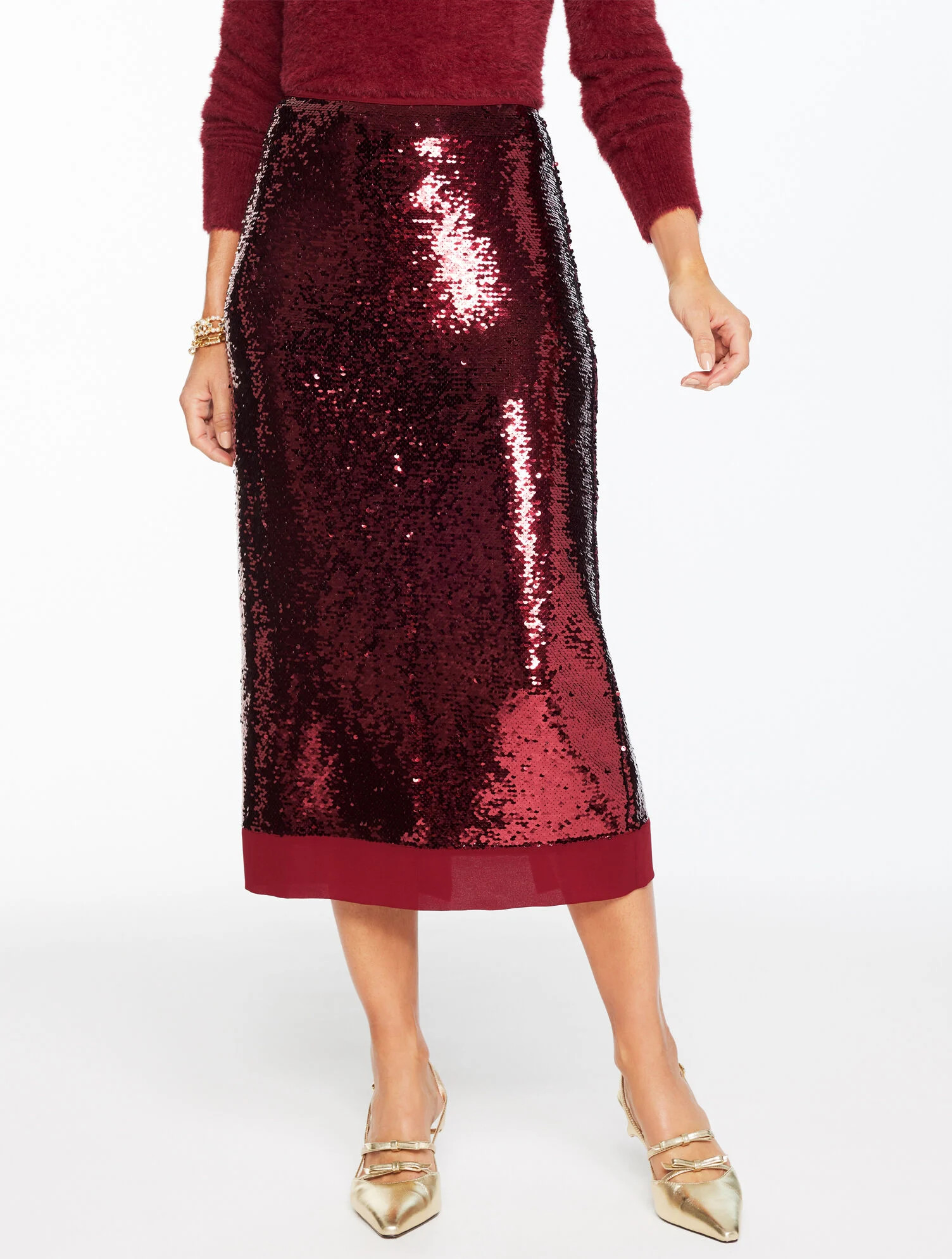 Sequin Pencil Skirt | Talbots