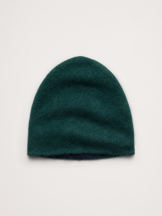 Reversible Brushed Wool-Cashmere Beanie | Banana Republic (US)