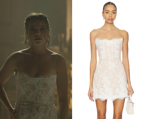 Bree (Catherine Missal) wearing Sau Lee as her wedding receiption dress on Tell Me Lies Season 3.

More on shopyourtv.com 

 