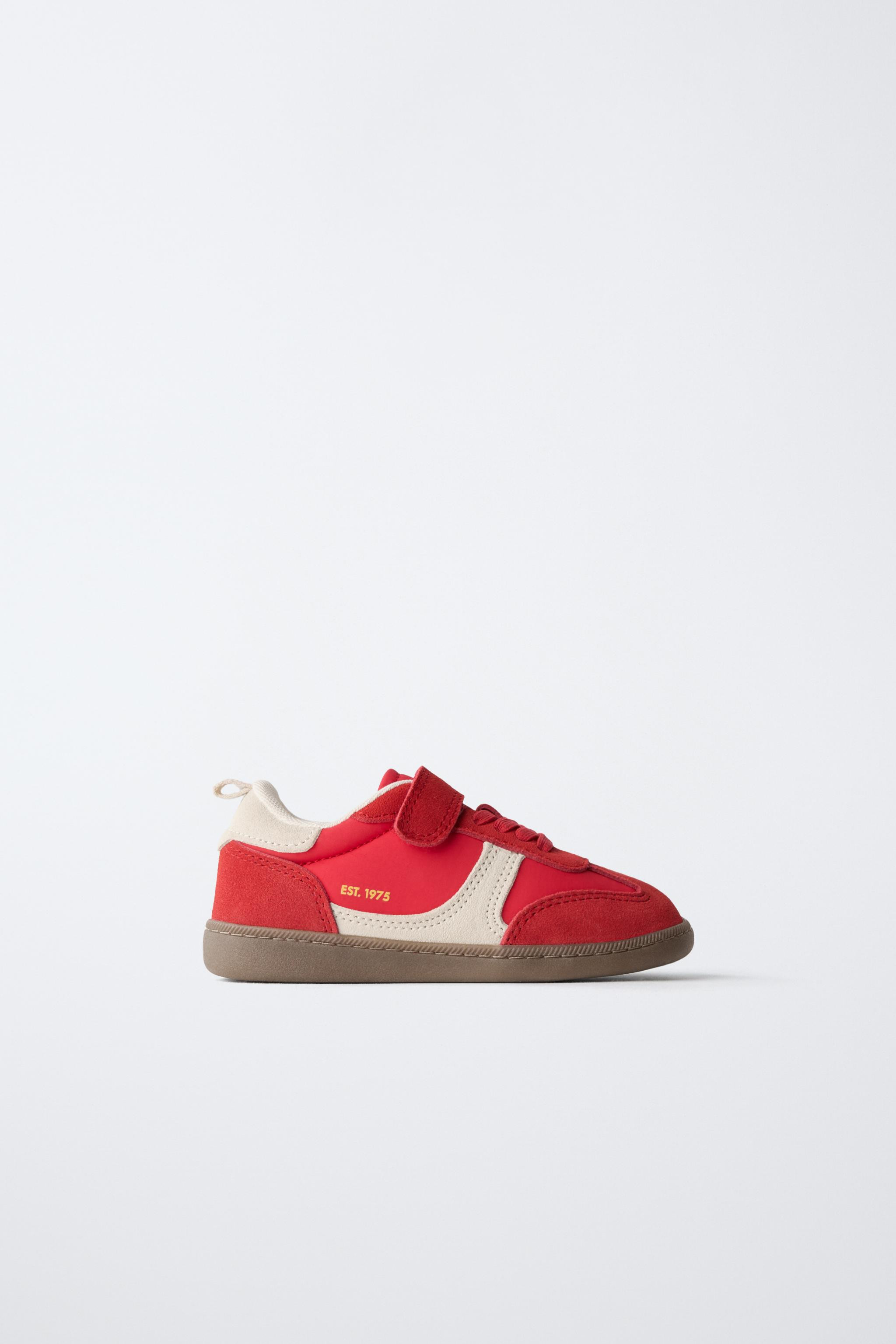 SPLIT SUEDE SNEAKERS | Zara US