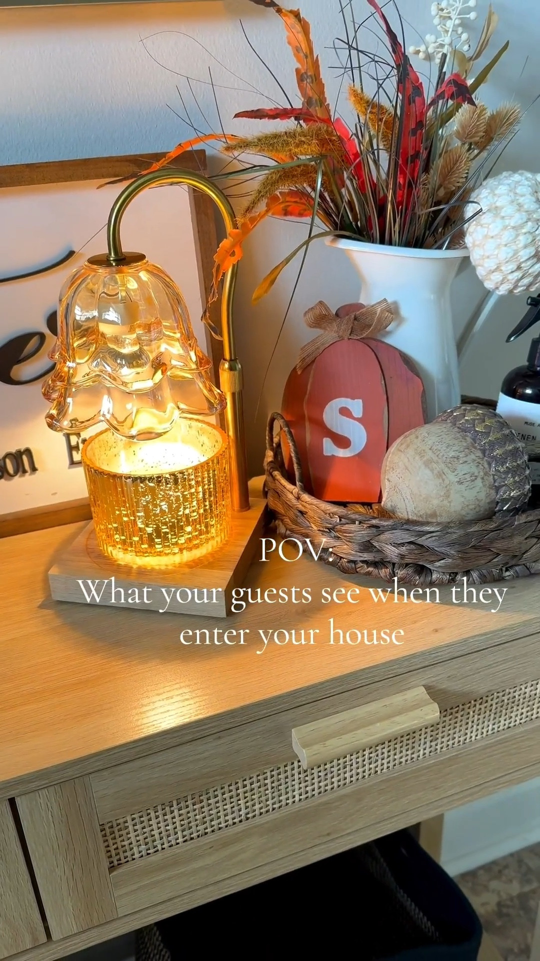 ✨ Warm & Cozy Lamp to Elevate Any Corner

Bring instant warmth and charm to your space with this gorgeous golden glass lamp! Its soft glow creates the perfect cozy ambiance for fall and winter nights, making it a stunning accent piece for an entryway, nightstand, or living room corner. Pair it with textured baskets, seasonal décor, and a neutral console table for a timeless, inviting vibe.

If you love that warm and welcoming atmosphere when guests walk through your door, this lamp is a must-have! 🏡✨

📲 Tags & Keywords:
#HomeDecor #CozyVibes #LTKHome #FallDecor #WarmLighting #EntrywayDecor #HomeAesthetic #LTKFinds #AmazonHome

#LTKHome #LTKSeasonal #LTKFindsUnder50