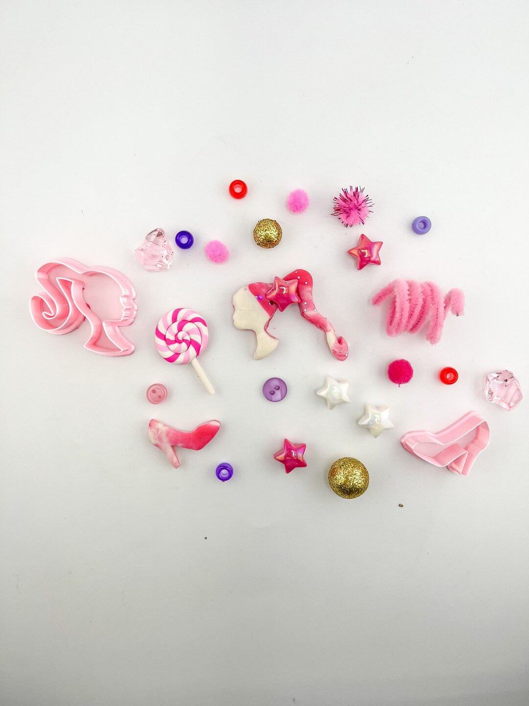 Barbie Inspired Playdough Jar Girls Doll Party Favor Kids - Etsy | Etsy (US)