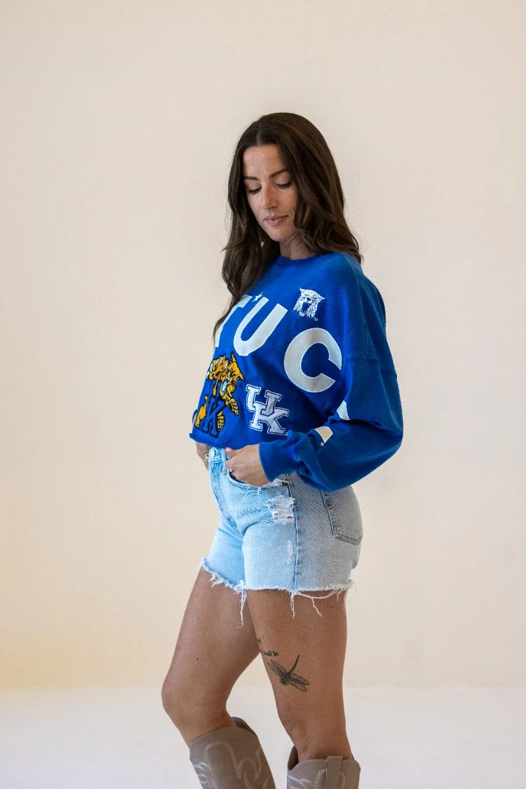 Kentucky Patched Up Cropped Longsleeve | Gameday Social