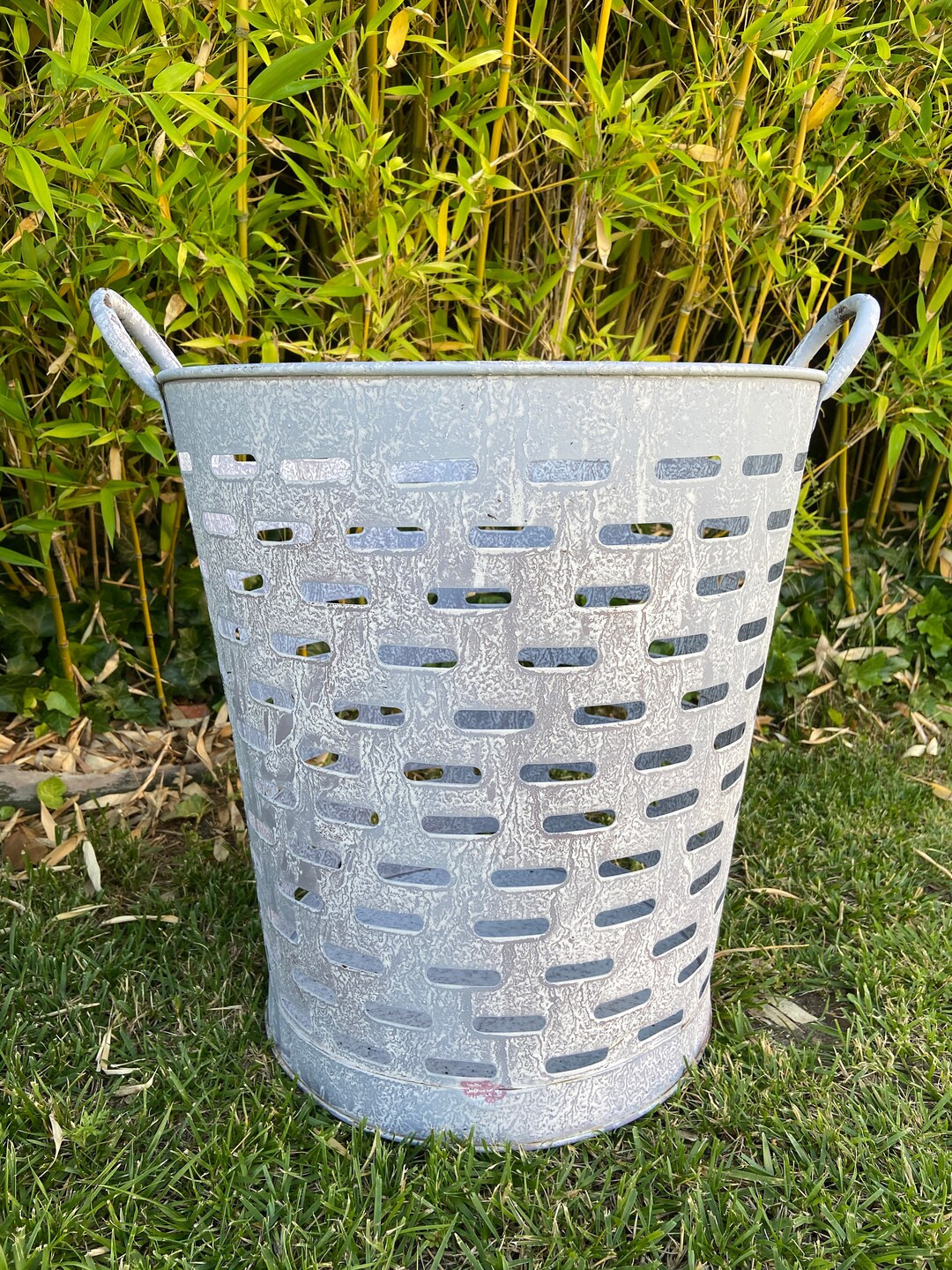 Rustic Olive Bucket Basket Farmhouse Decor, Storage, Flowers Pot UNIT PRICE - Etsy Canada | Etsy (US)