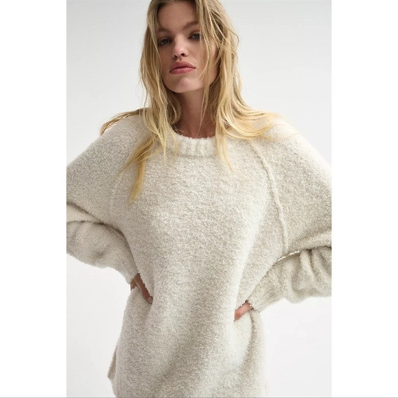 FREE PEOPLE Teddy Sweater Tunic | Poshmark